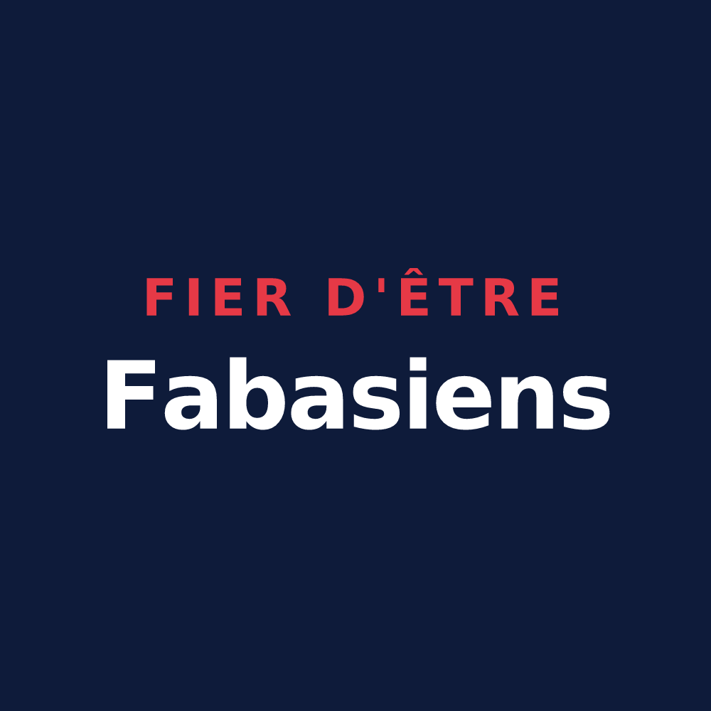 T-shirt « Fier d'être Fabasiens » — design pour Fabas