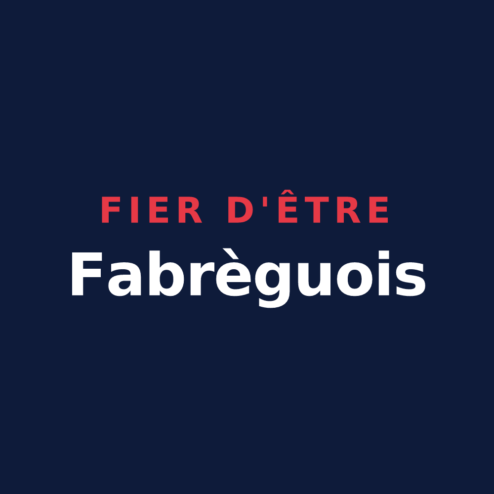 T-shirt « Fier d'être Fabrèguois » — design pour Fabrègues