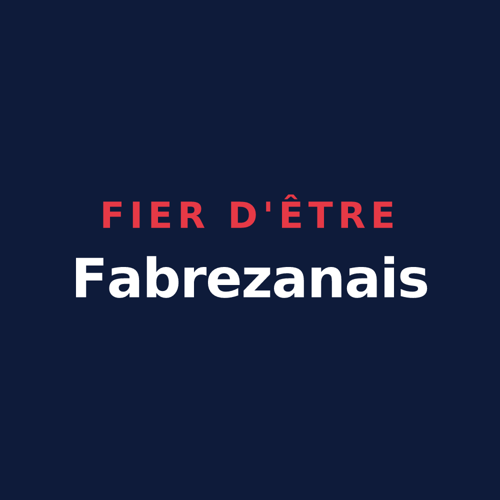 T-shirt « Fier d'être Fabrezanais » — design pour Fabrezan