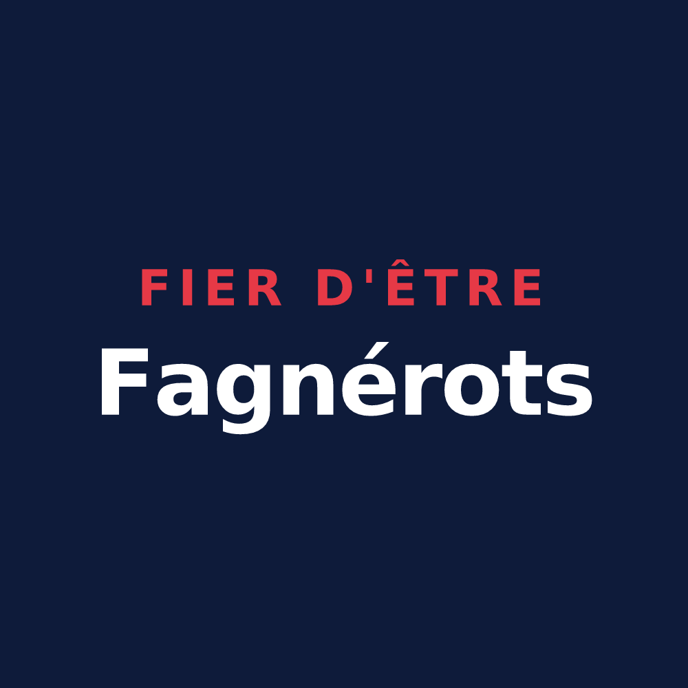 T-shirt « Fier d'être Fagnérots » — design pour Fagnières