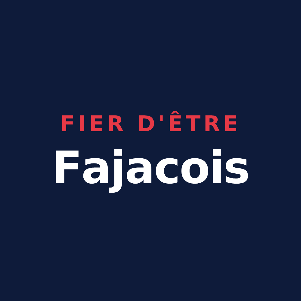 T-shirt « Fier d'être Fajacois » — design pour Fajac-en-Val