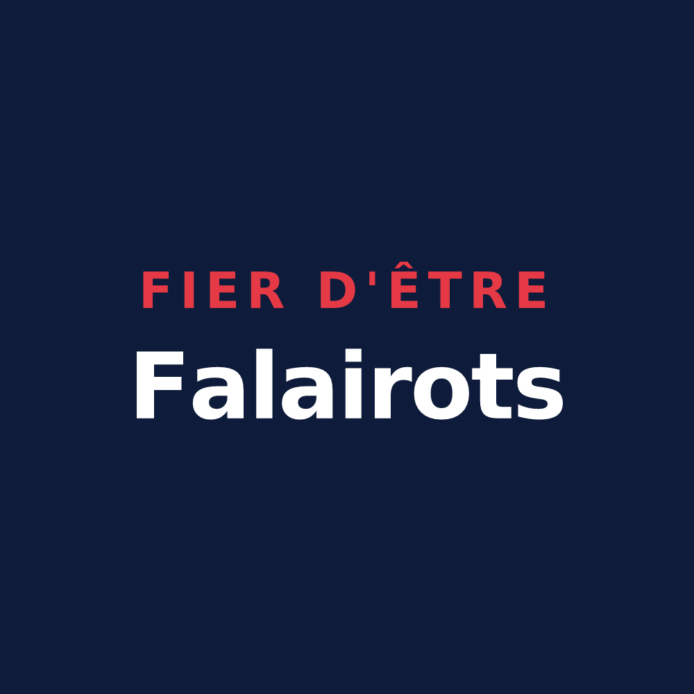 T-shirt « Fier d'être Falairots » — design pour Falaise