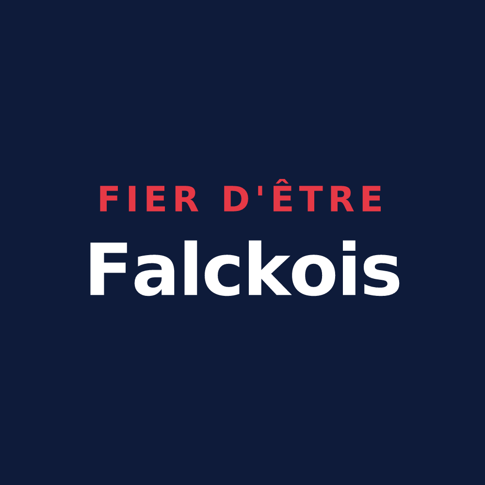 T-shirt « Fier d'être Falckois » — design pour Falck