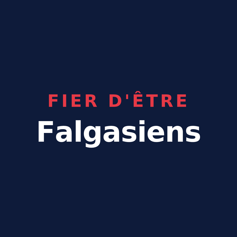 T-shirt « Fier d'être Falgasiens » — design pour Falga