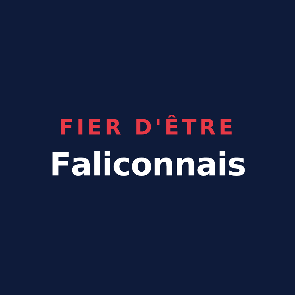 T-shirt « Fier d'être Faliconnais » — design pour Falicon