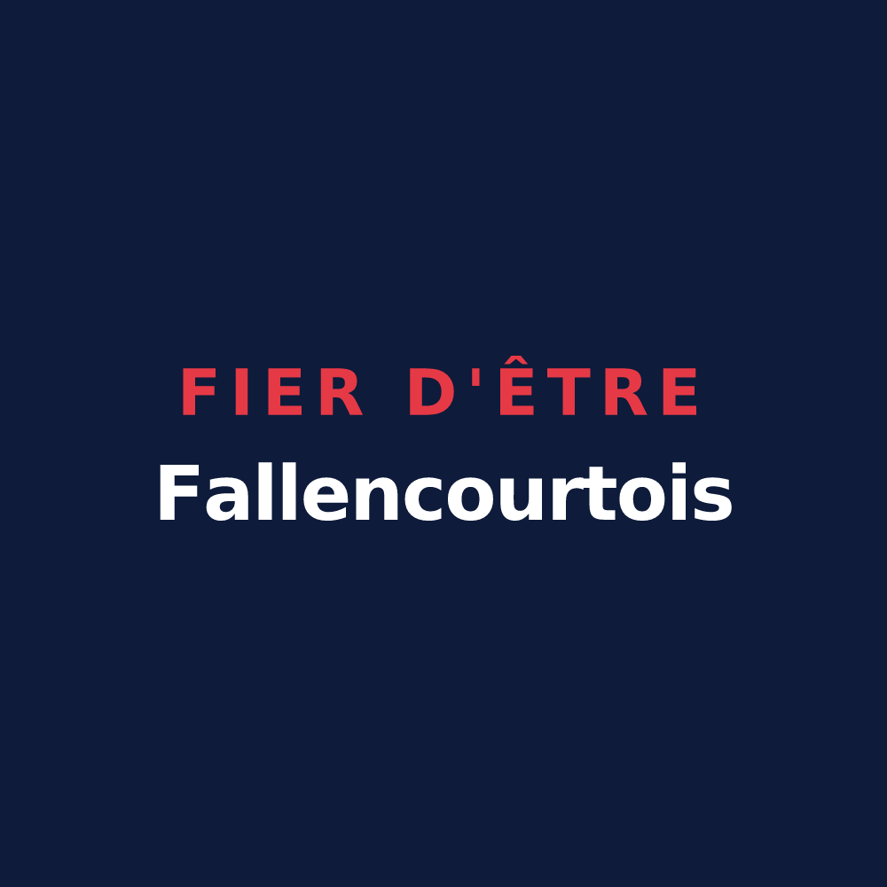 T-shirt « Fier d'être Fallencourtois » — design pour Fallencourt