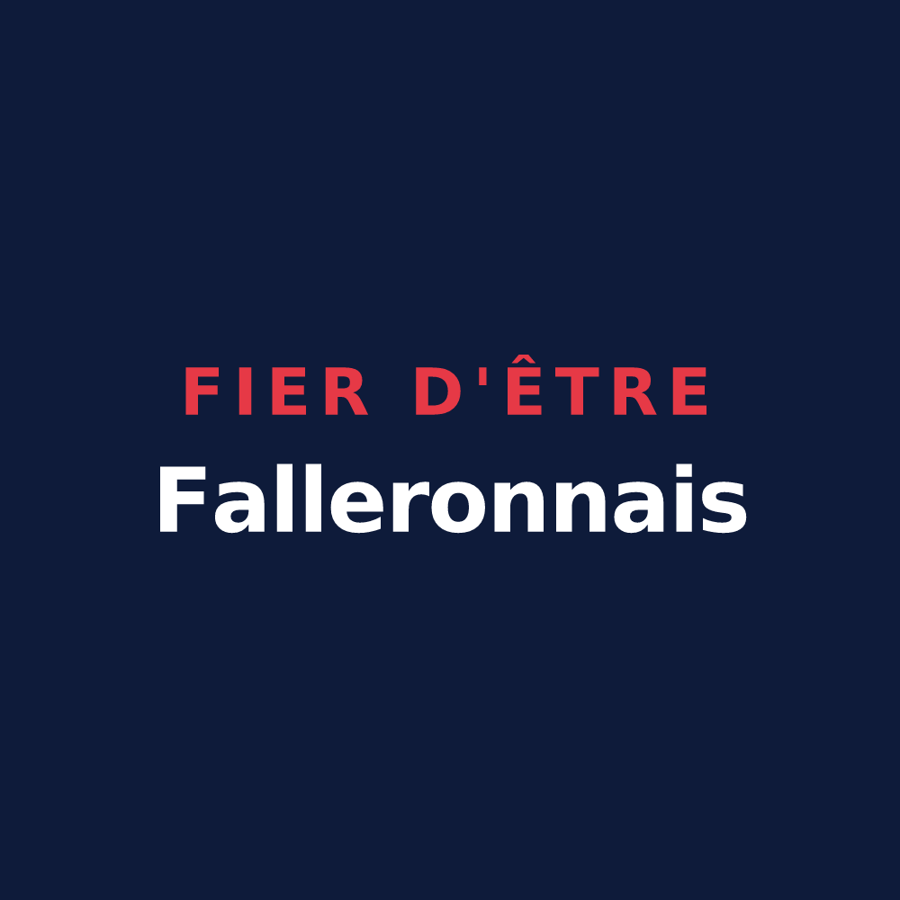 T-shirt « Fier d'être Falleronnais » — design pour Falleron