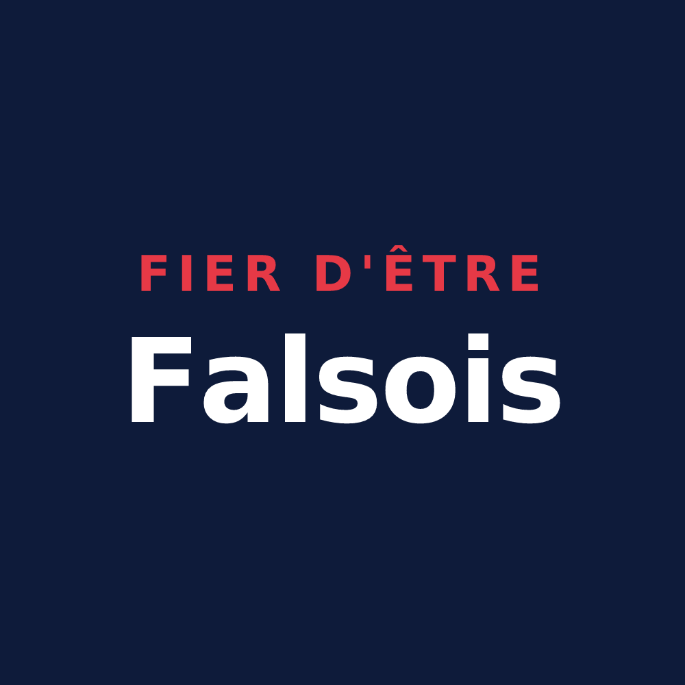 T-shirt « Fier d'être Falsois » — design pour Fals