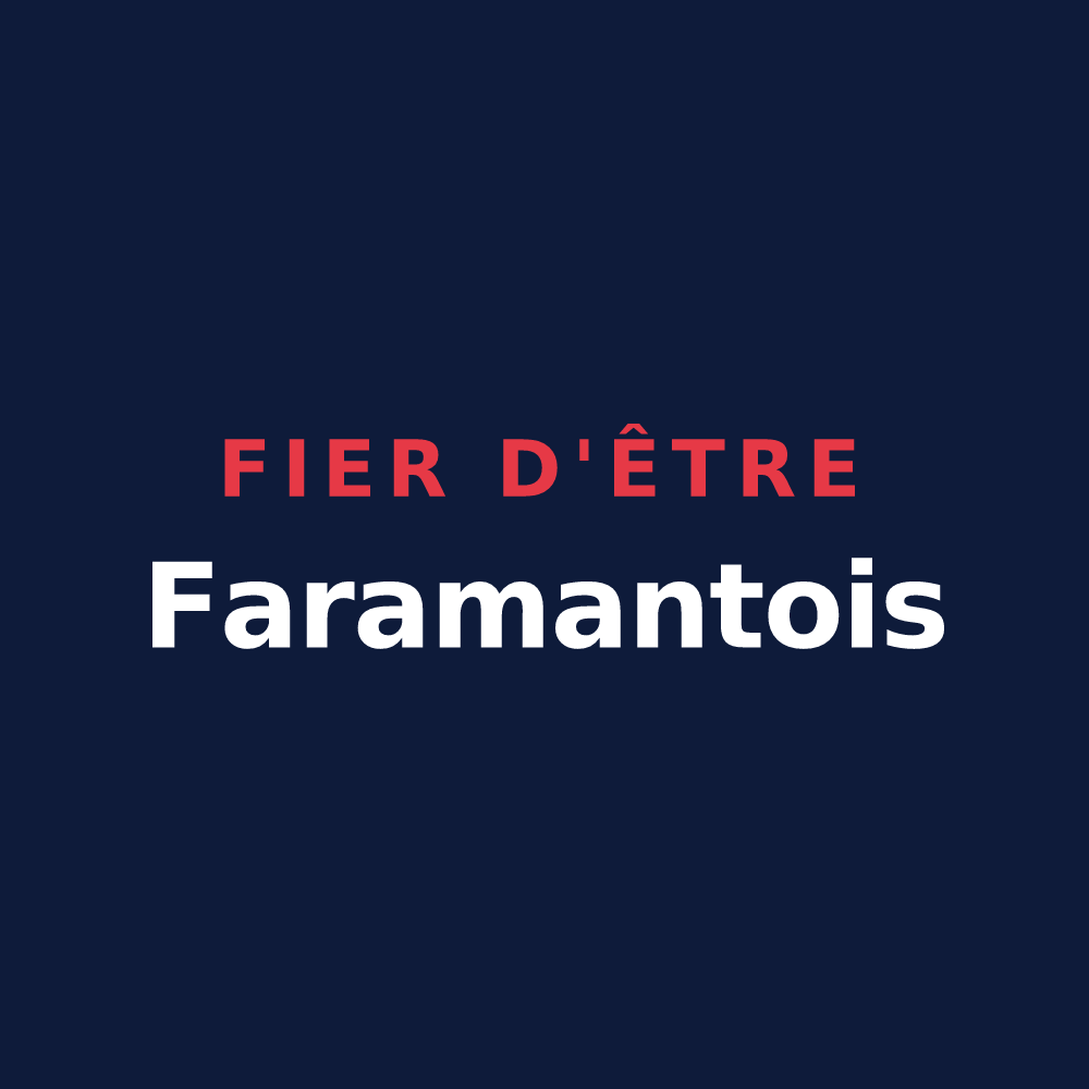 T-shirt « Fier d'être Faramantois » — design pour Faramans