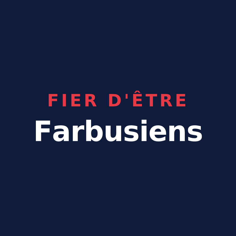 T-shirt « Fier d'être Farbusiens » — design pour Farbus