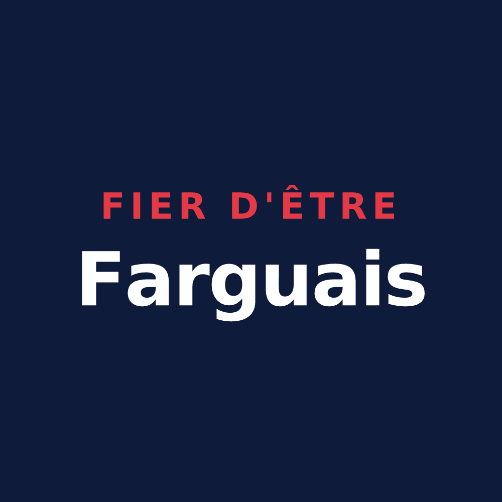 T-shirt « Fier d'être Farguais » — design pour Fargues-Saint-Hilaire