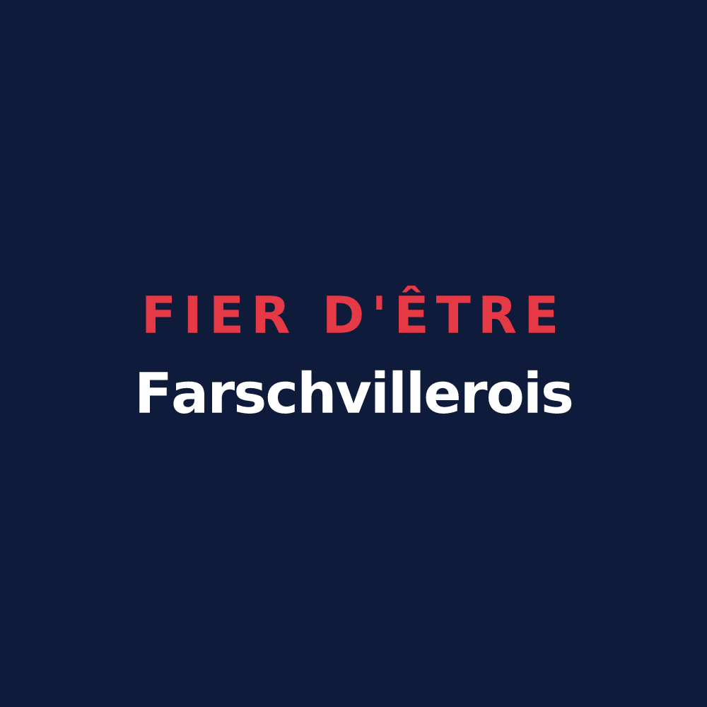 T-shirt « Fier d'être Farschvillerois » — design pour Farschviller