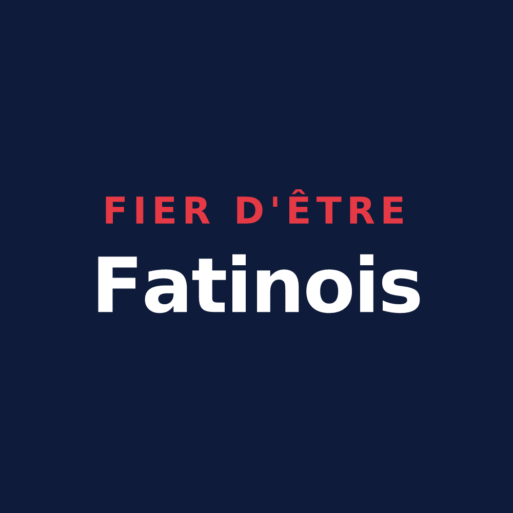 T-shirt « Fier d'être Fatinois » — design pour Fatines
