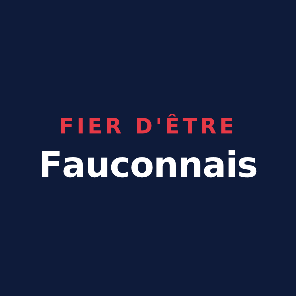 T-shirt « Fier d'être Fauconnais » — design pour Faucon-de-Barcelonnette