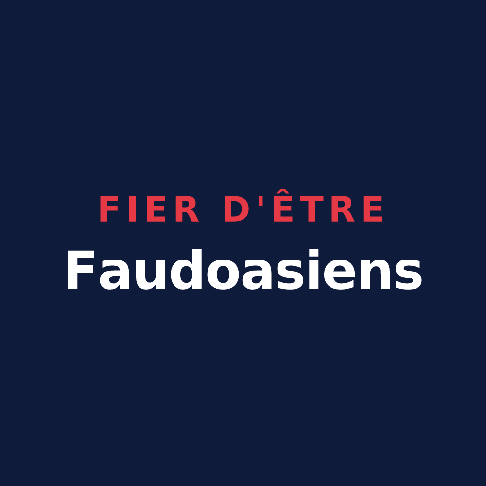 T-shirt « Fier d'être Faudoasiens » — design pour Faudoas