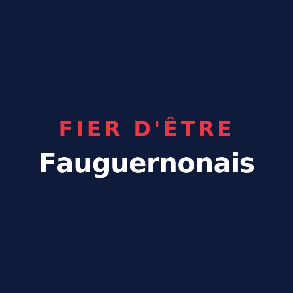T-shirt « Fier d'être Fauguernonais » — design pour Fauguernon