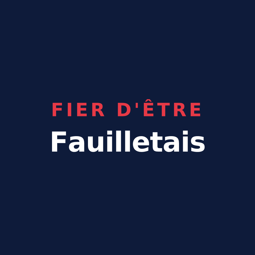 T-shirt « Fier d'être Fauilletais » — design pour Fauillet