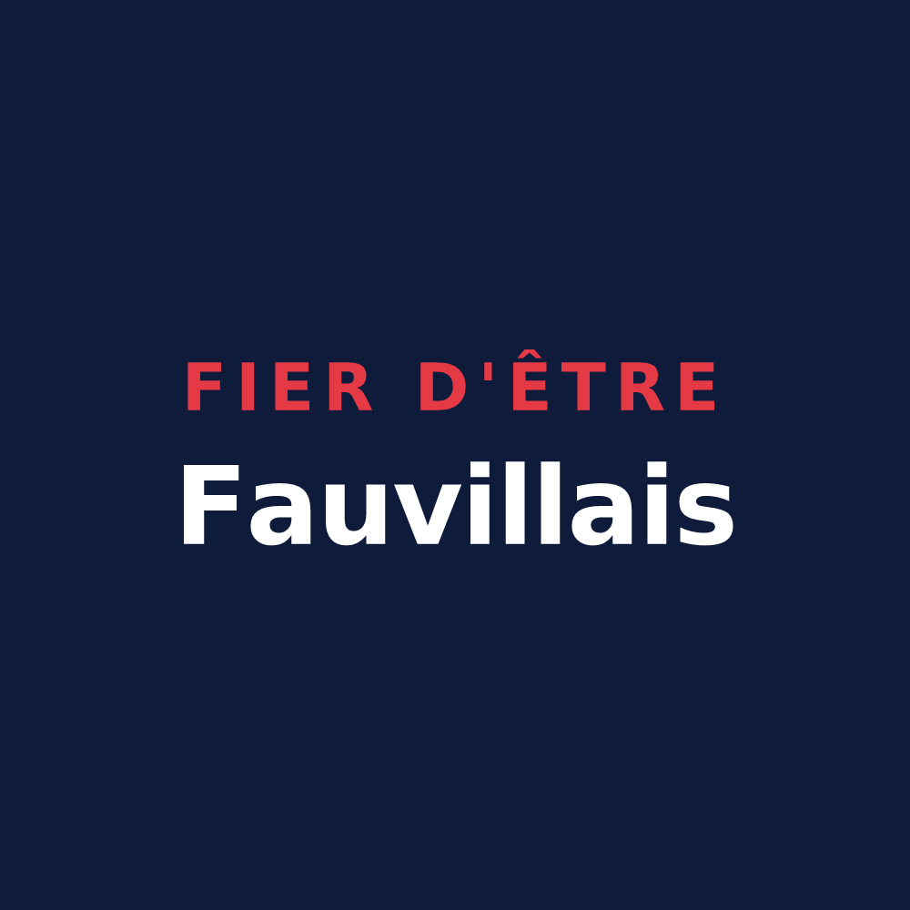 T-shirt « Fier d'être Fauvillais » — design pour Fauville