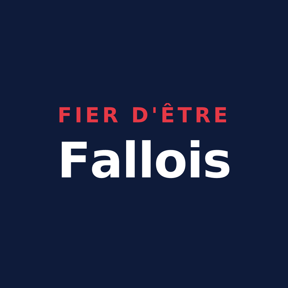 T-shirt « Fier d'être Fallois » — design pour Faux-la-Montagne