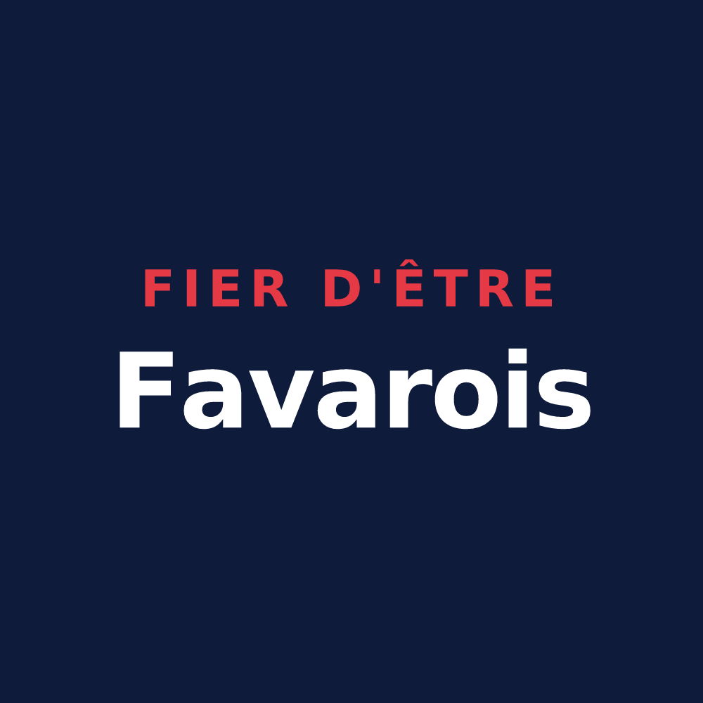 T-shirt « Fier d'être Favarois » — design pour Favars