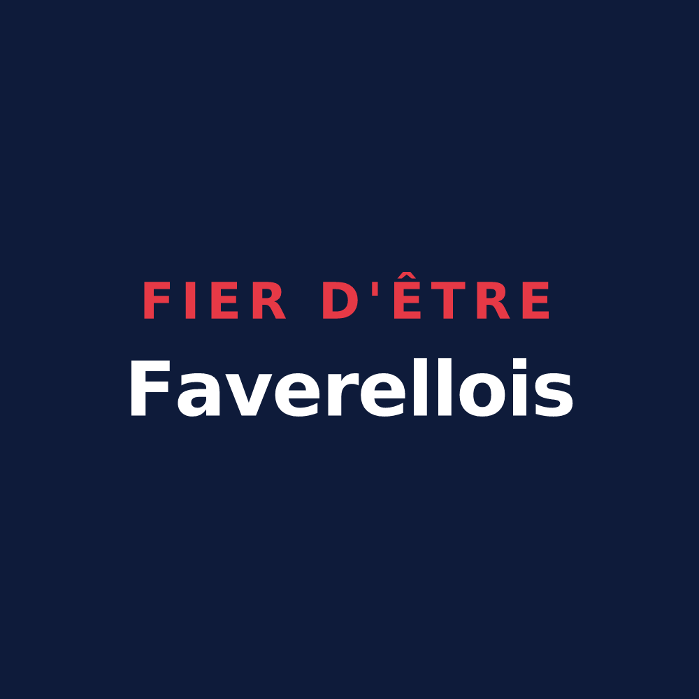 T-shirt « Fier d'être Faverellois » — design pour Faverelles