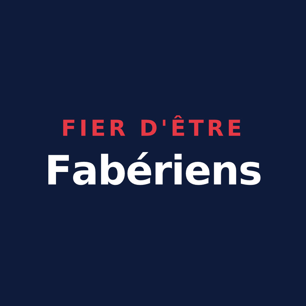 T-shirt « Fier d'être Fabériens » — design pour Favières