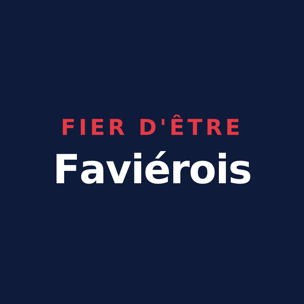 T-shirt « Fier d'être Faviérois » — design pour Favières