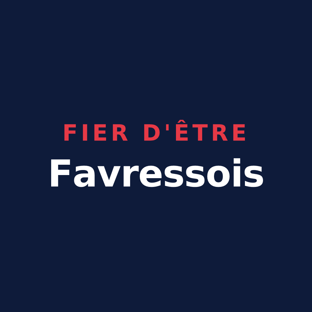 T-shirt « Fier d'être Favressois » — design pour Favresse