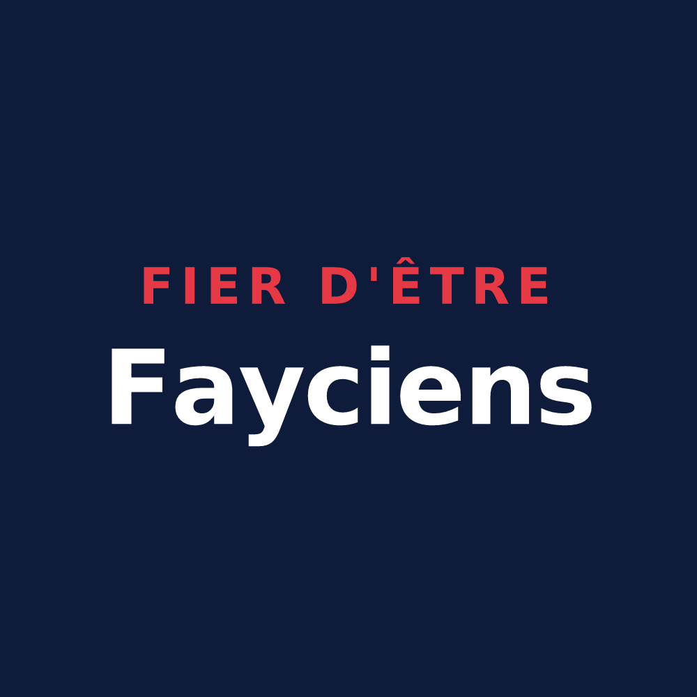 T-shirt « Fier d'être Fayciens » — design pour Fay-aux-Loges