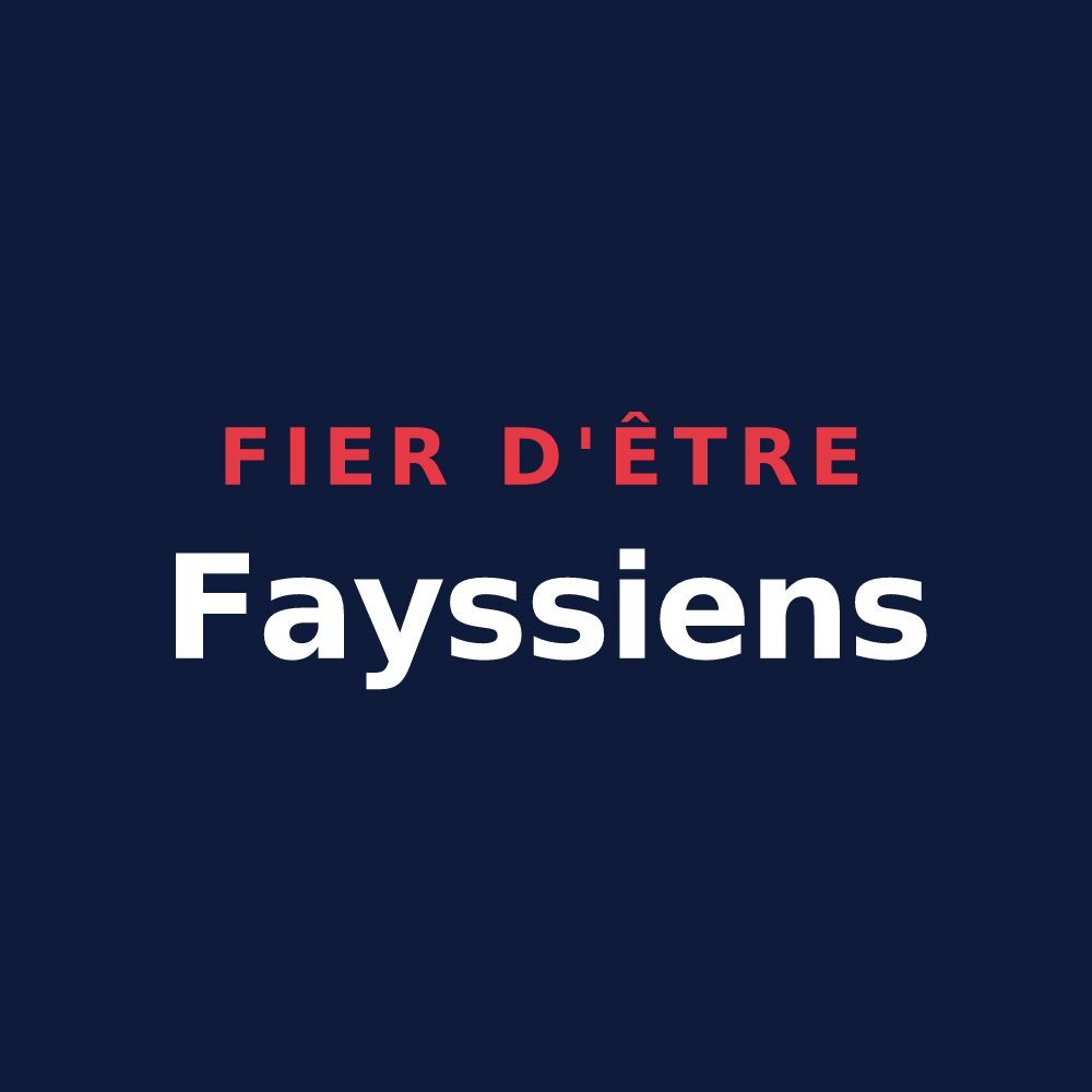 T-shirt « Fier d'être Fayssiens » — design pour Faÿ-lès-Nemours