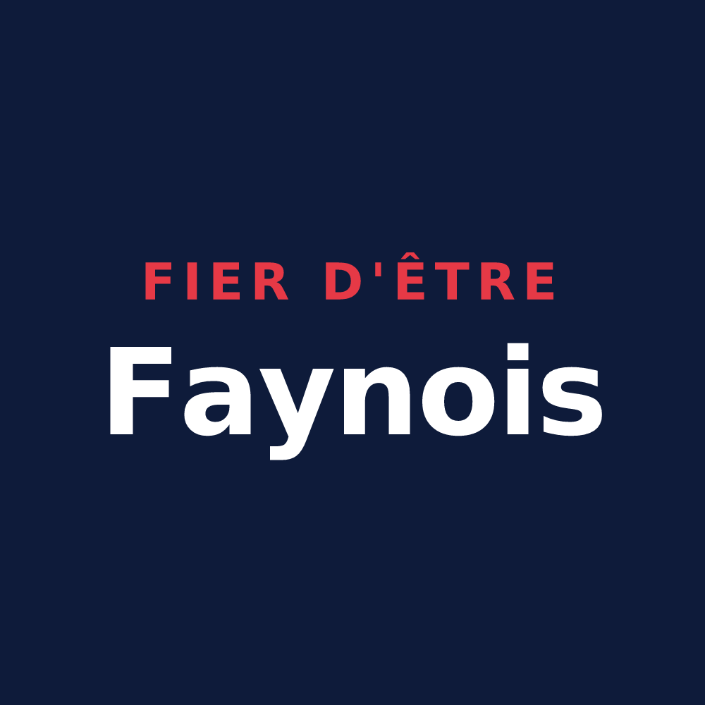 T-shirt « Fier d'être Faynois » — design pour Fay-sur-Lignon