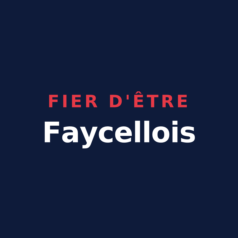 T-shirt « Fier d'être Faycellois » — design pour Faycelles
