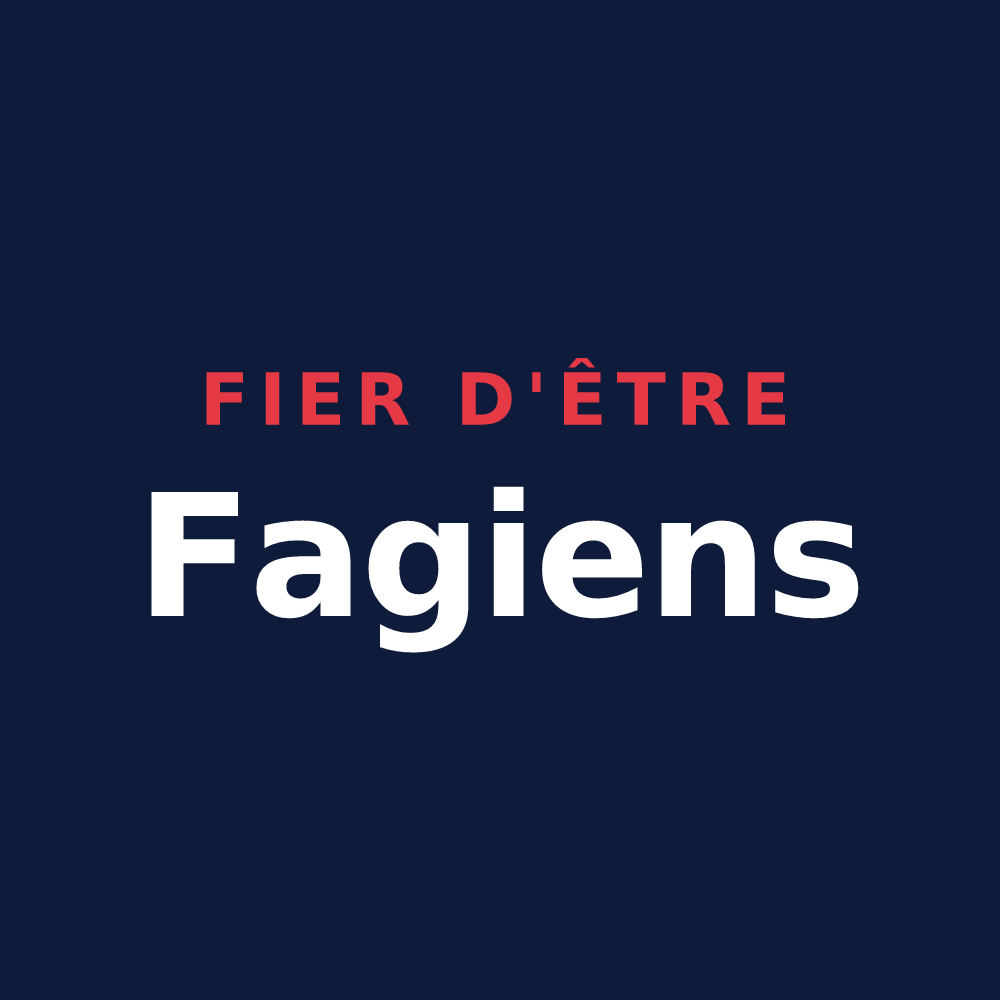T-shirt « Fier d'être Fagiens » — design pour Faye-la-Vineuse
