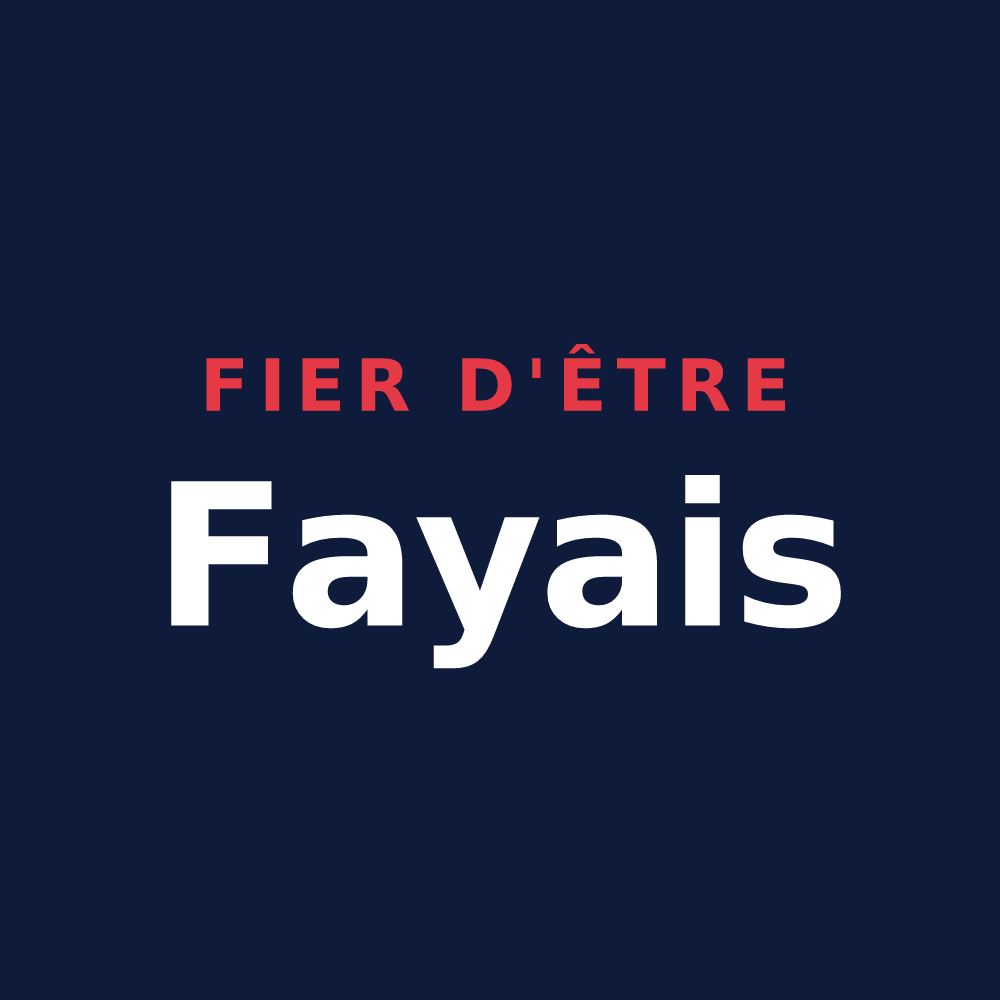 T-shirt « Fier d'être Fayais » — design pour Faye-sur-Ardin