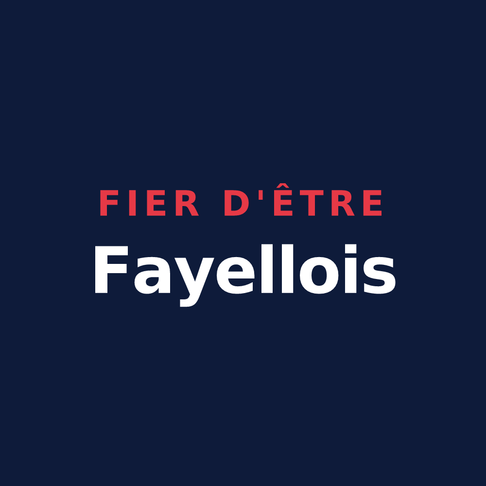 T-shirt « Fier d'être Fayellois » — design pour Fayet
