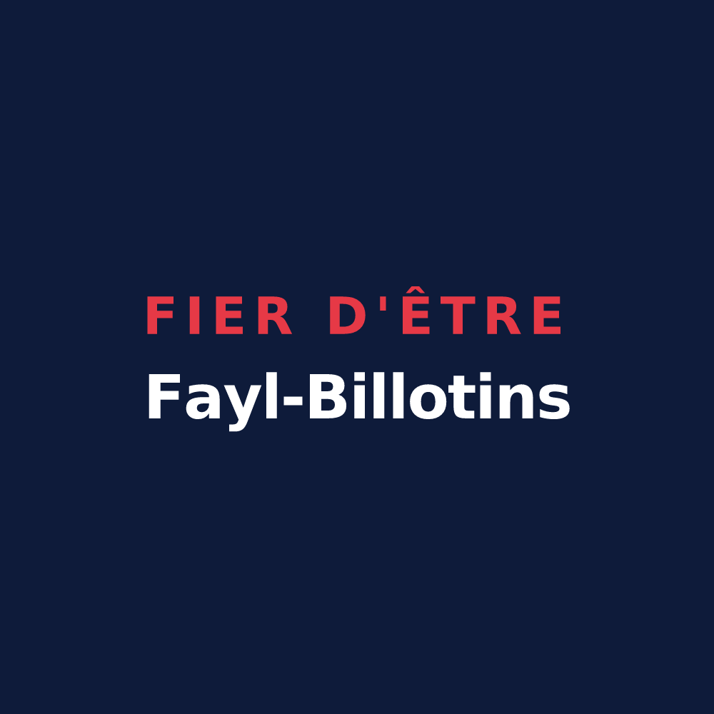 T-shirt « Fier d'être Fayl-Billotins » — design pour Fayl-Billot