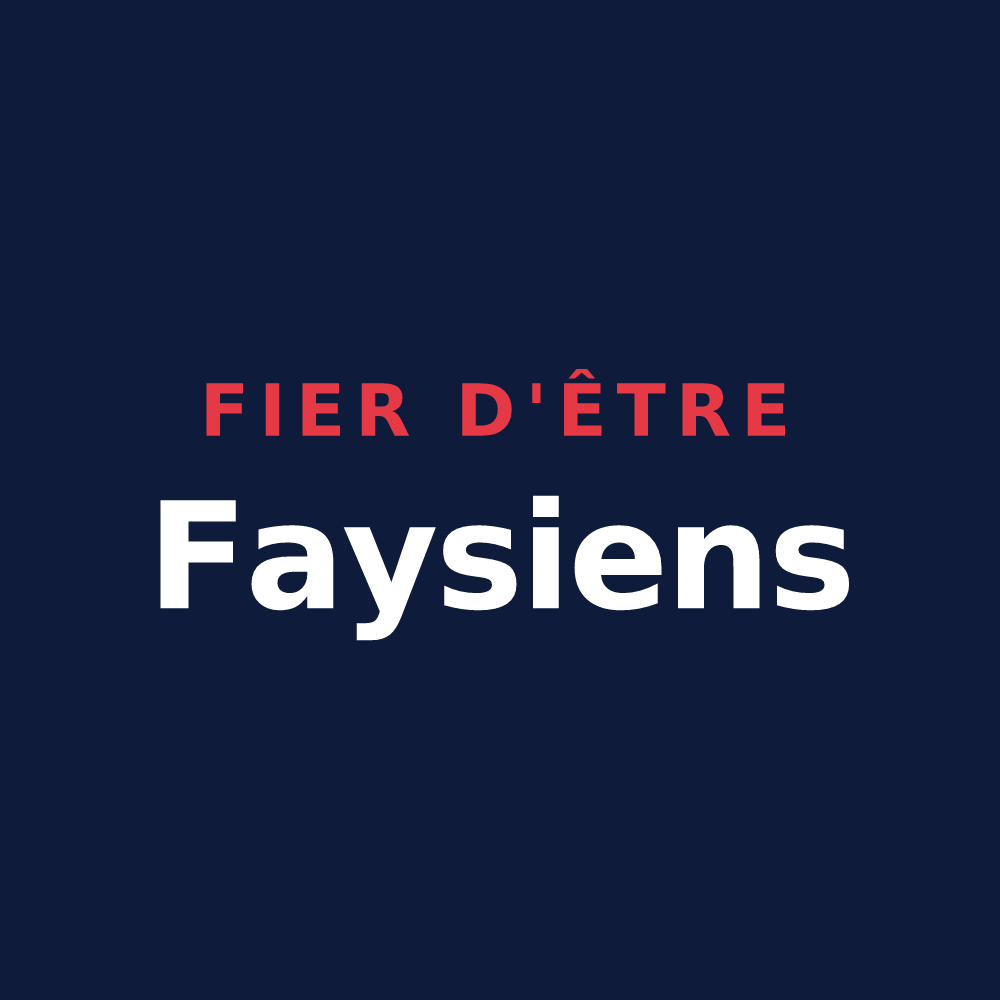 T-shirt « Fier d'être Faysiens » — design pour Fays