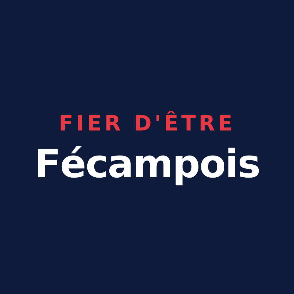 T-shirt « Fier d'être Fécampois » — design pour Fécamp