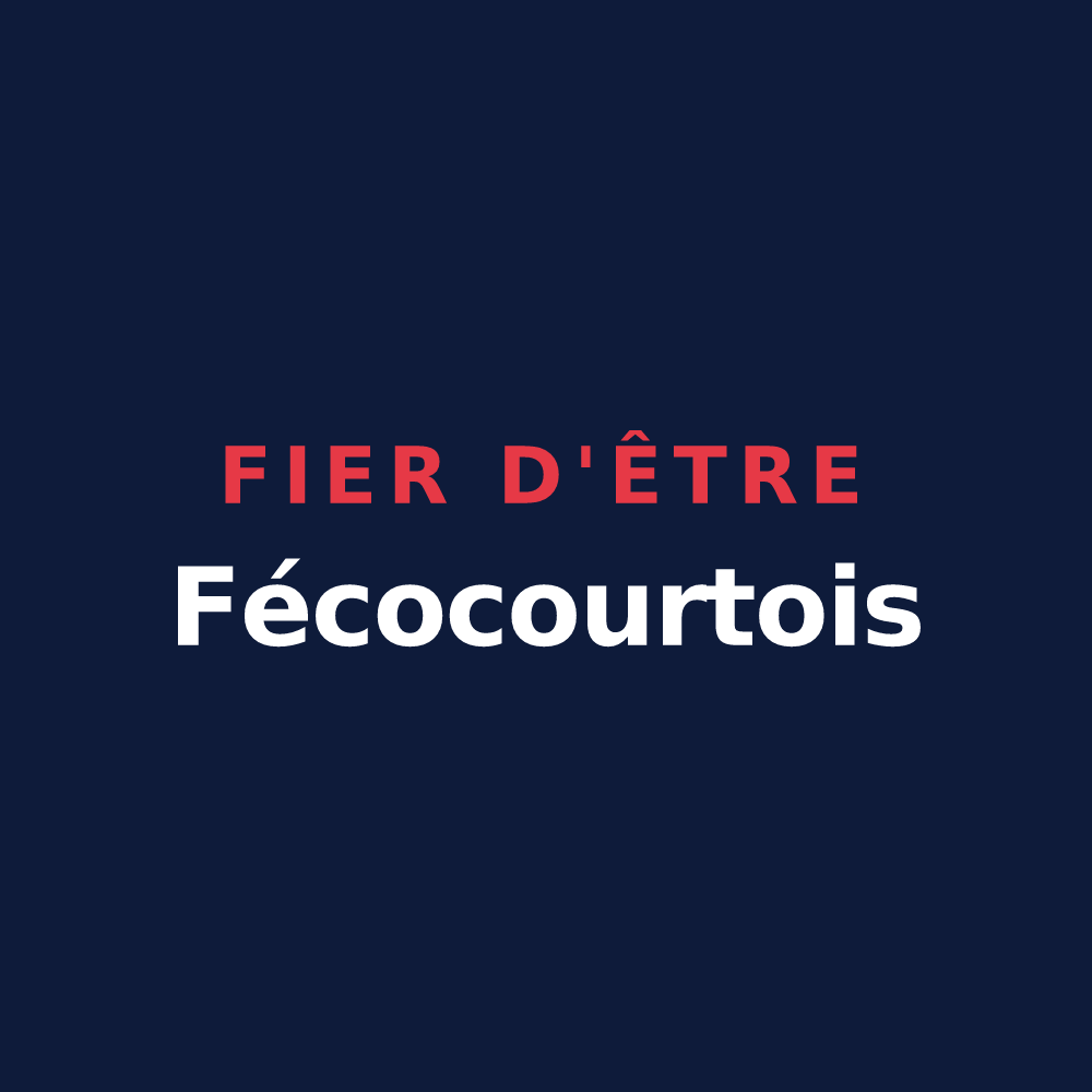 T-shirt « Fier d'être Fécocourtois » — design pour Fécocourt