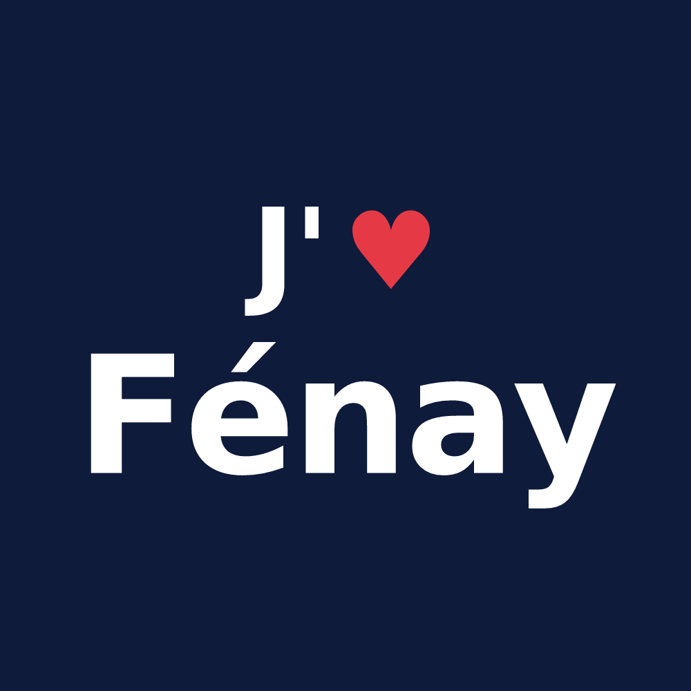 T-shirt personnalisé Fénay — design J'aime Fénay