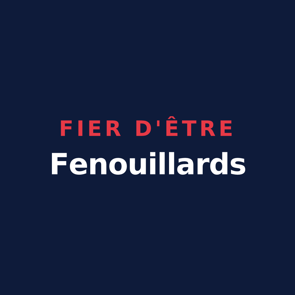 T-shirt « Fier d'être Fenouillards » — design pour Fenioux
