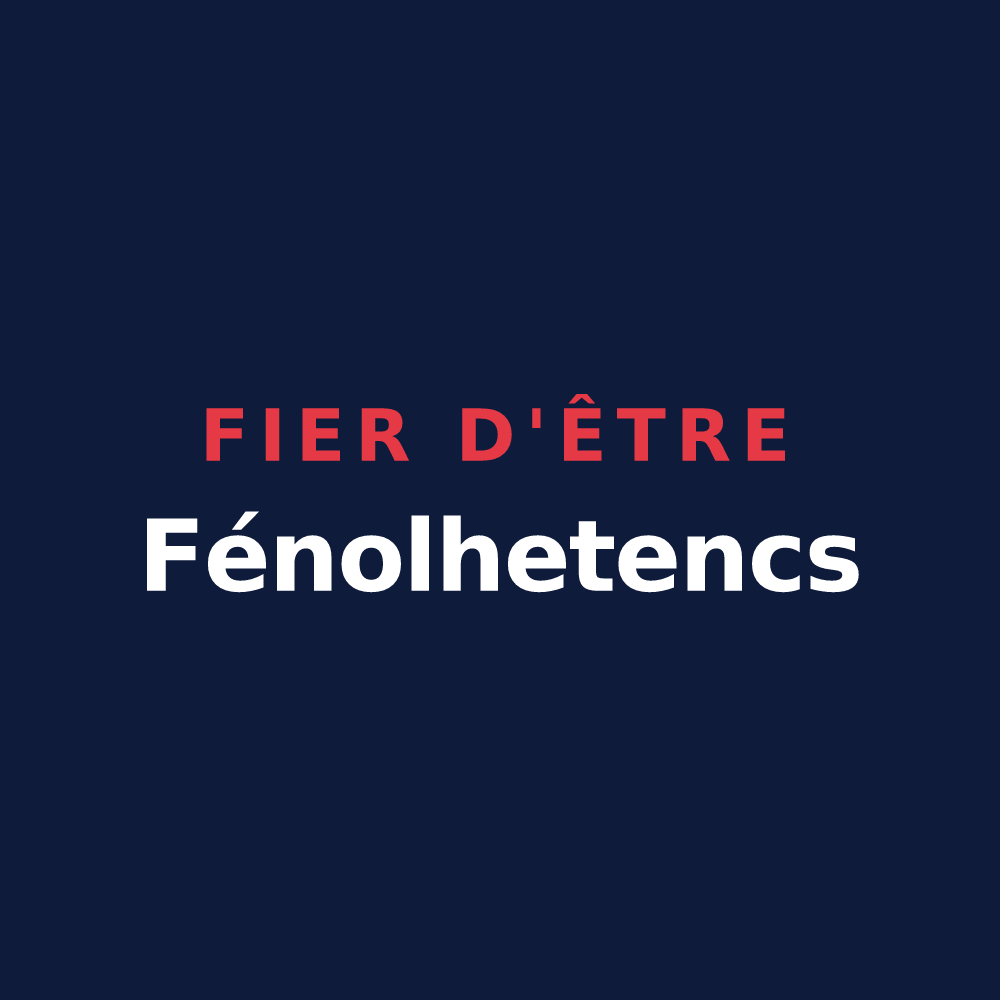 T-shirt « Fier d'être Fénolhetencs » — design pour Fenouillet