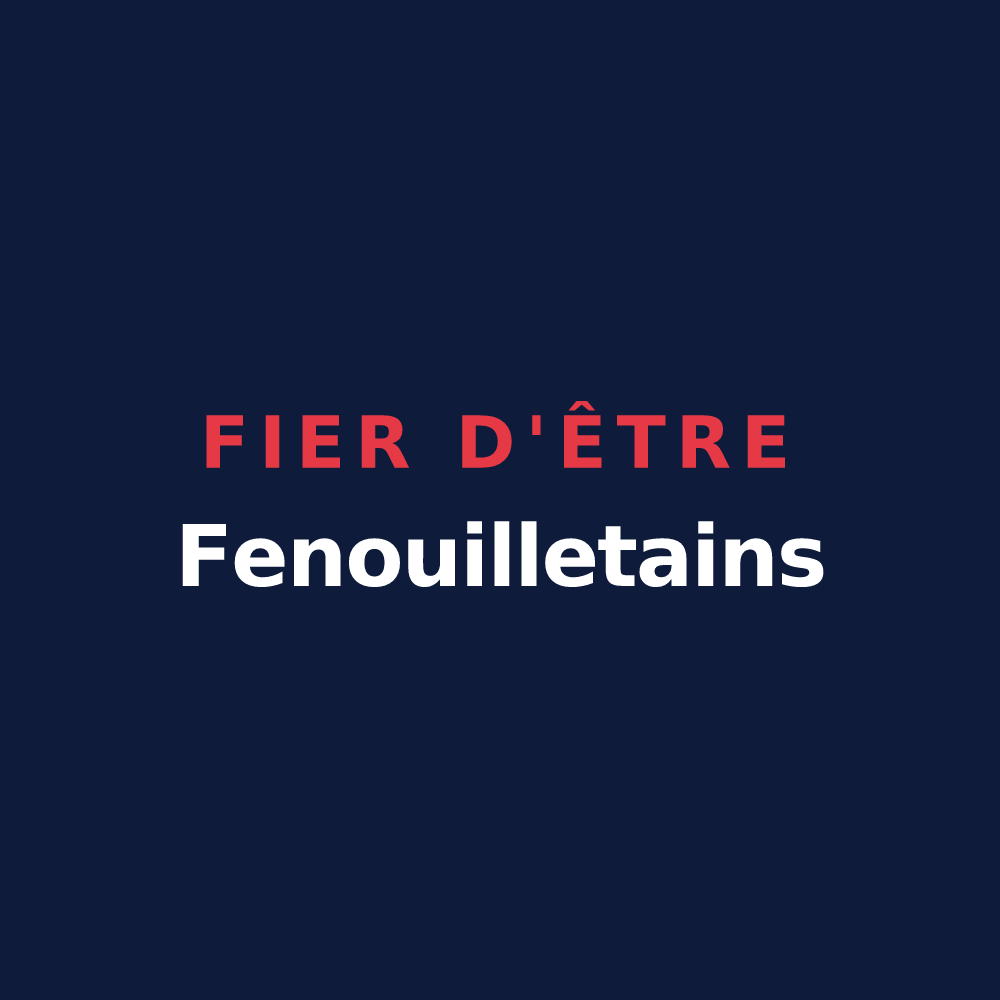 T-shirt « Fier d'être Fenouilletains » — design pour Fenouillet