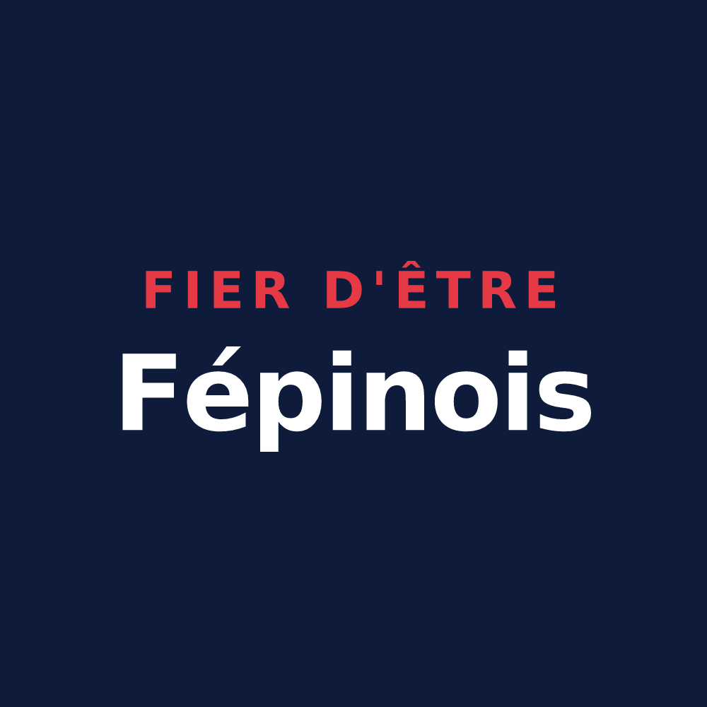 T-shirt « Fier d'être Fépinois » — design pour Fépin
