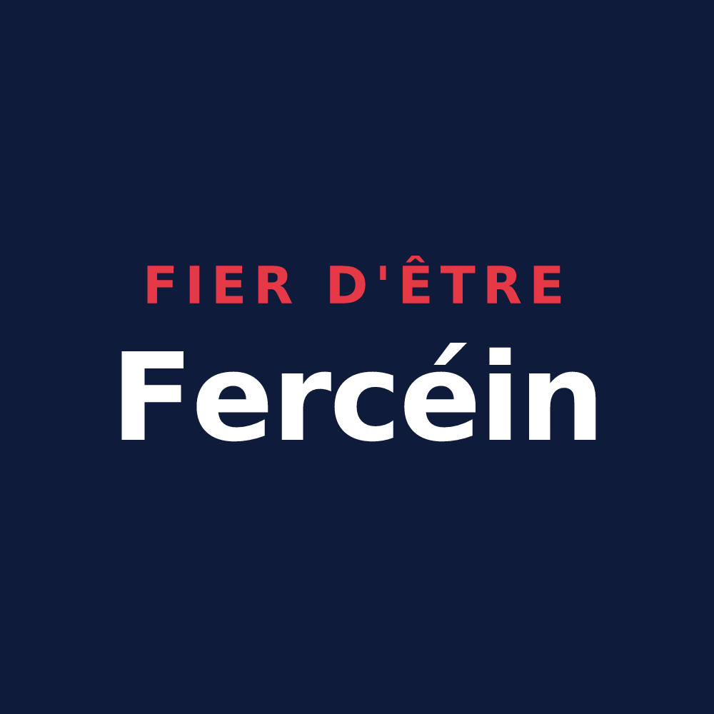 T-shirt « Fier d'être Fercéin » — design pour Fercé-sur-Sarthe