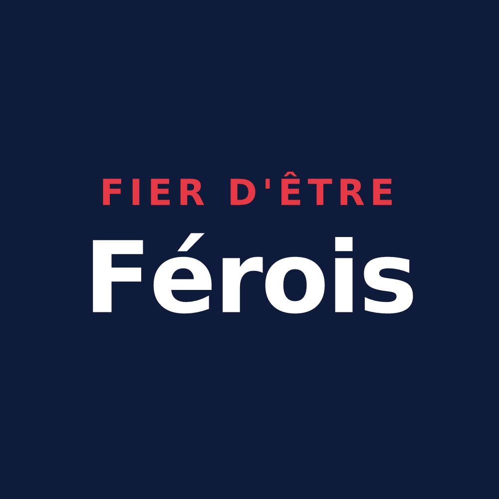 T-shirt « Fier d'être Férois » — design pour Fère-en-Tardenois