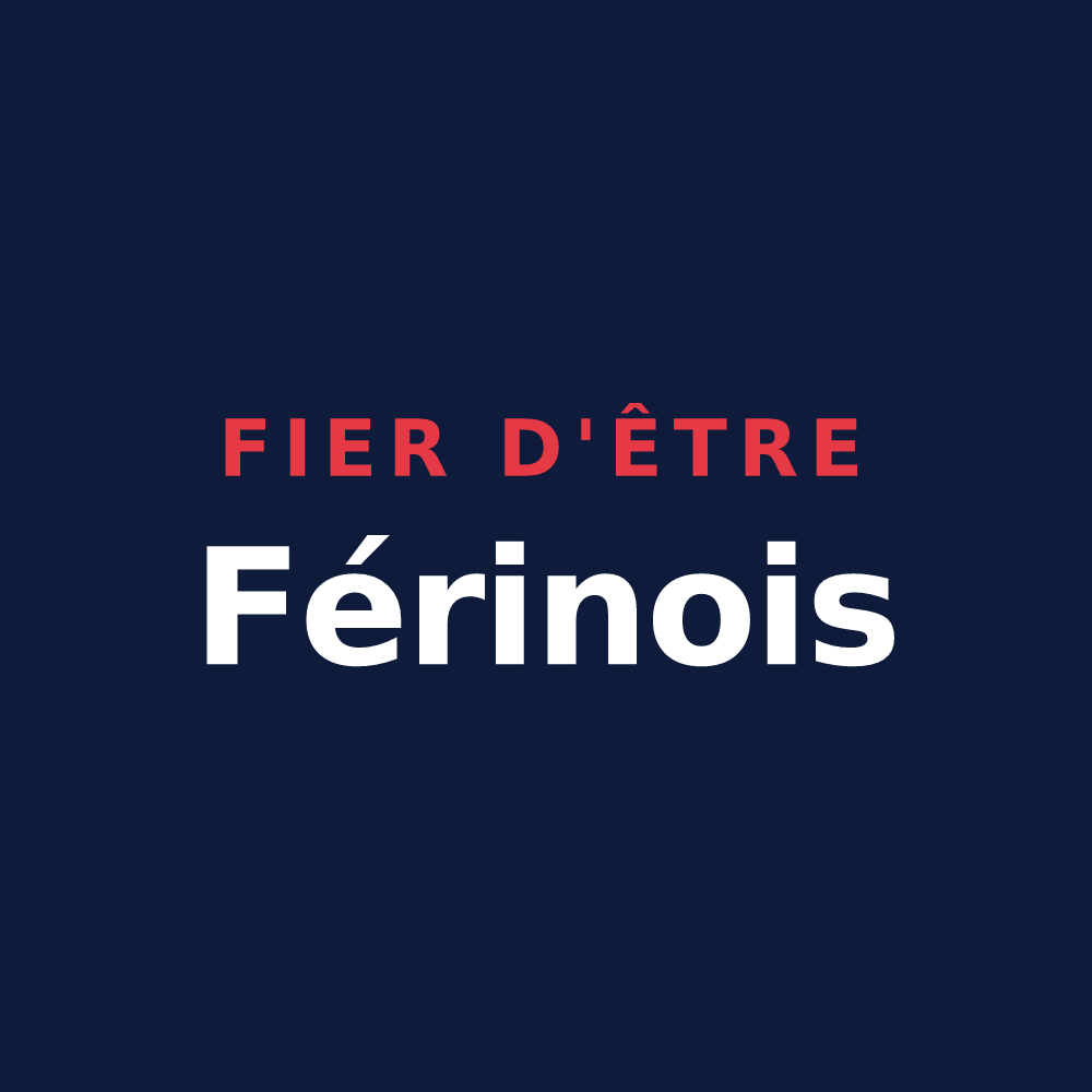 T-shirt « Fier d'être Férinois » — design pour Férin