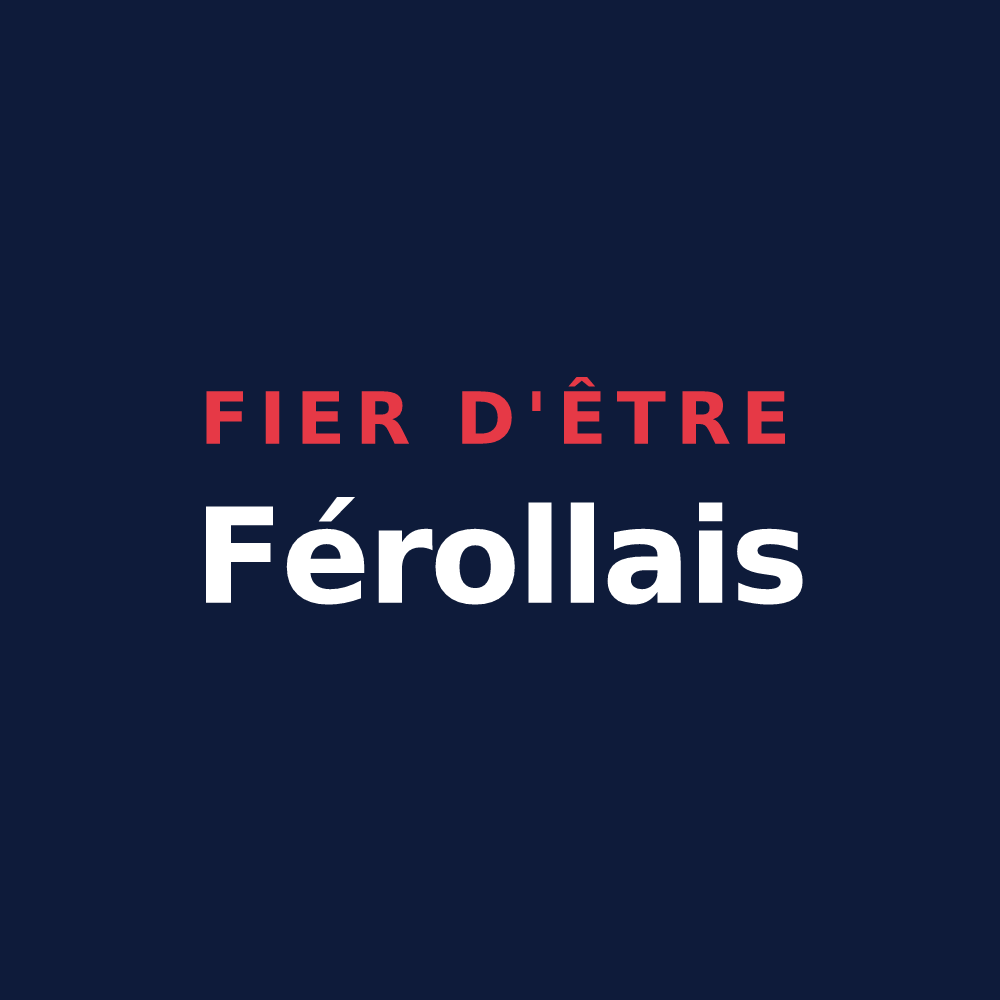 T-shirt « Fier d'être Férollais » — design pour Férolles-Attilly