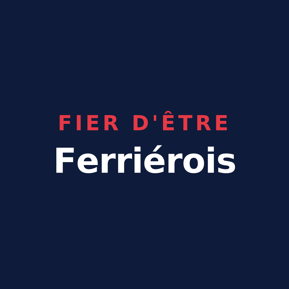 T-shirt « Fier d'être Ferriérois » — design pour Ferrières-sur-Ariège
