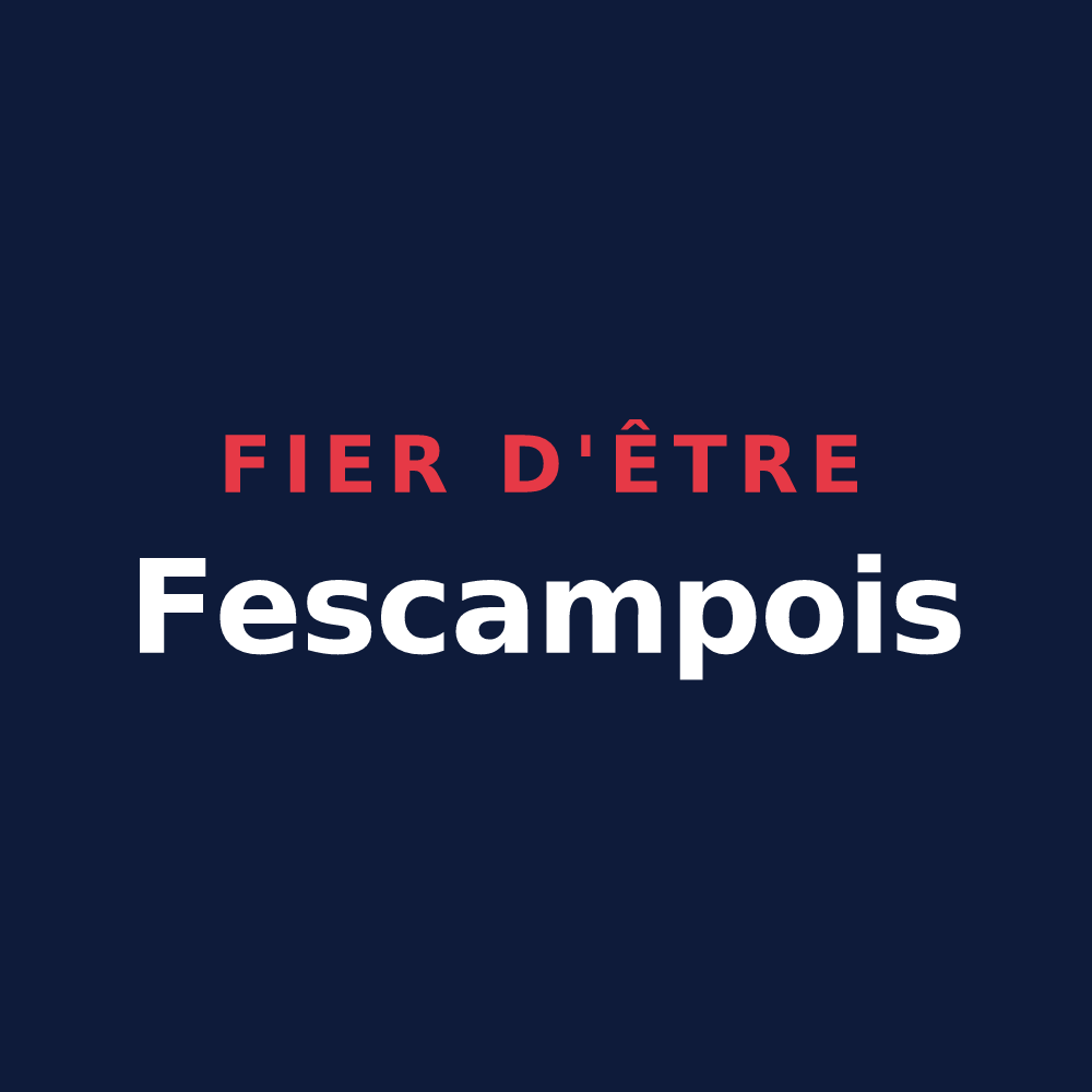 T-shirt « Fier d'être Fescampois » — design pour Fescamps